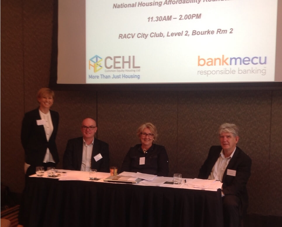 Melina Morrison, CEO BCCM, Stephen Nash, MD CEHL, Cheryl Kernot and John McInerney, former MD CEHL