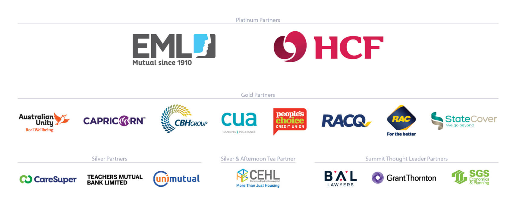 2021 BCCM Summit Sponsor logos