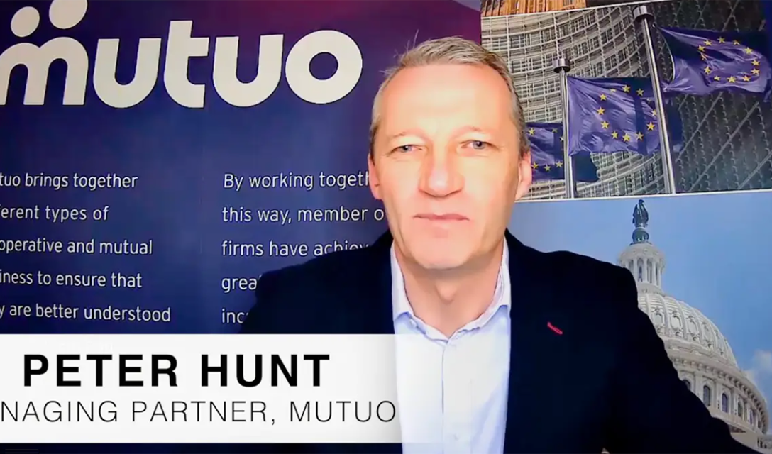 Peter Hunt, Mutuo video screenshot, talking about the Leading the Resilience Report