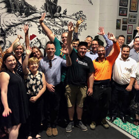 Participants at the BCCM's East Coast Co-operatives Look and Learn Study Tour