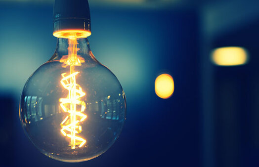 Lightbulb turned on, with dark background Photo by Johannes Plenio on Unsplash