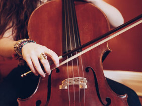 Cello musician By Magida El-Kassis