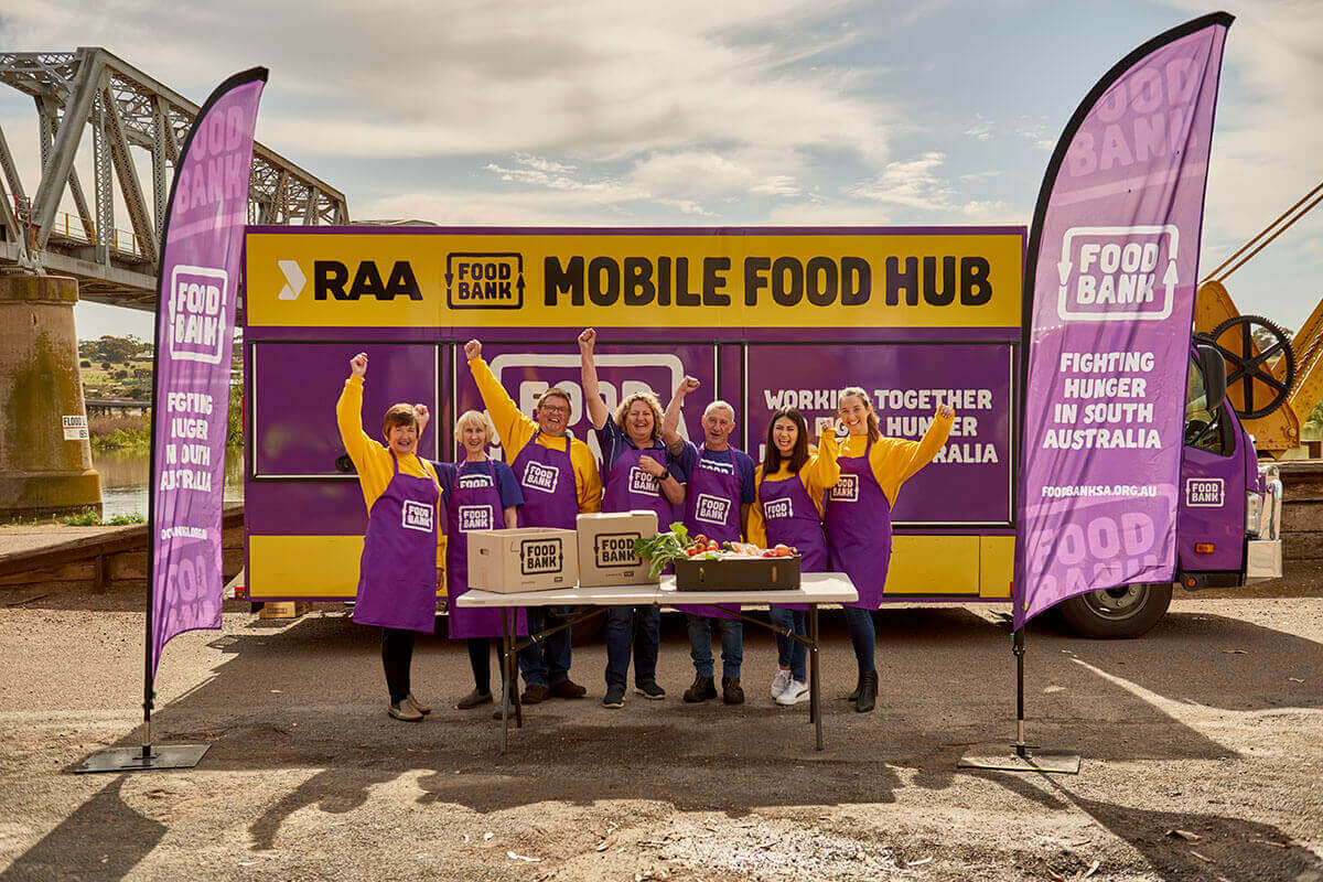 RAA partnership with Foodbank SA