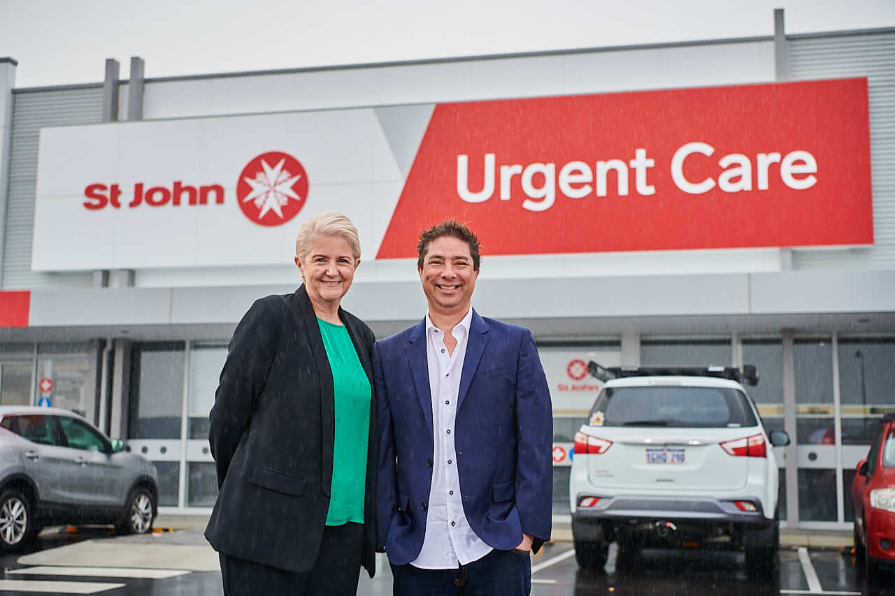 StJohn Urgent Care and HIF Announcement via Hunter Comms - Midland Urgent Care. Perth on the 15th June 2021 - Copyright Daniel Carson | dcimages.org