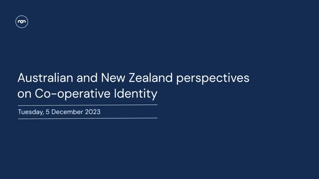 Australian and New Zealand perspectives on Cooperative Identity