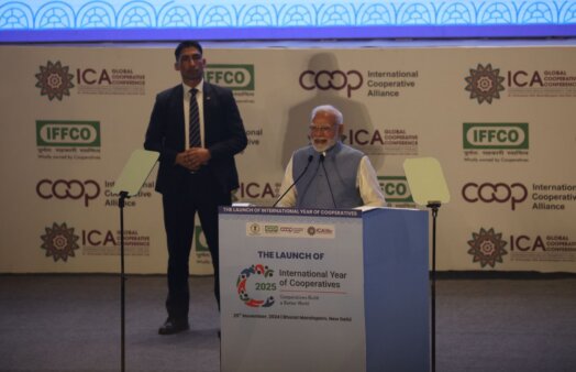 Honorable Prime Minister of India Shri Narendra Damodardas Modi launched International Year of Cooperatives